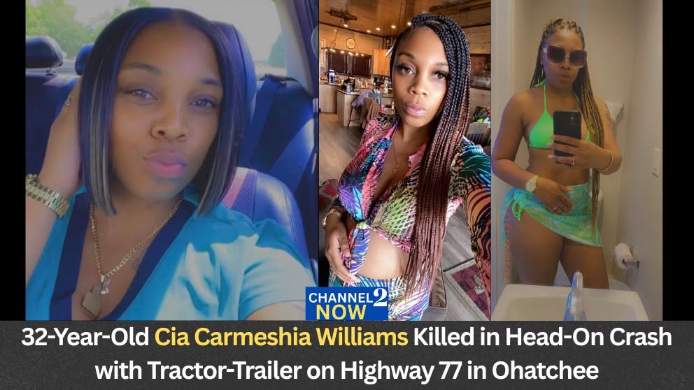 Cia Carmeshia Williams Obituary: 32-Year-Old Anniston Woman Dies in Tragic Highway 77 Crash in Ohatchee